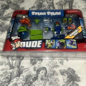 Dude Scuba Squad Action Figure Playset - Green & Blue